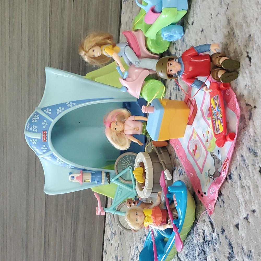 Vintage Fisher-Price Camping Set